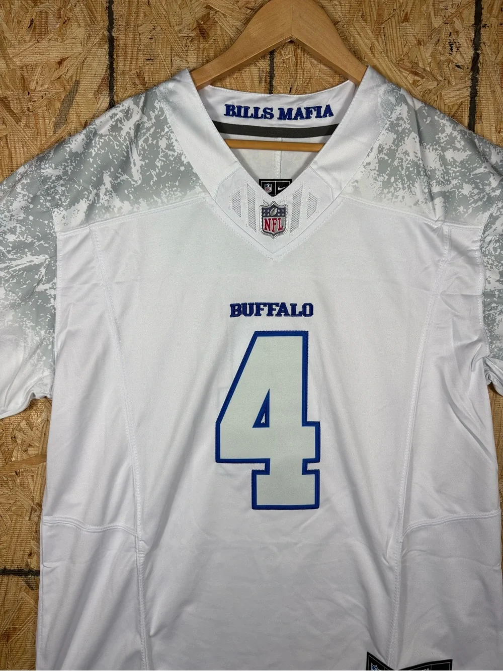 Nike Buffalo Bills James Cook III #4 Artic White Football Jersey - XL